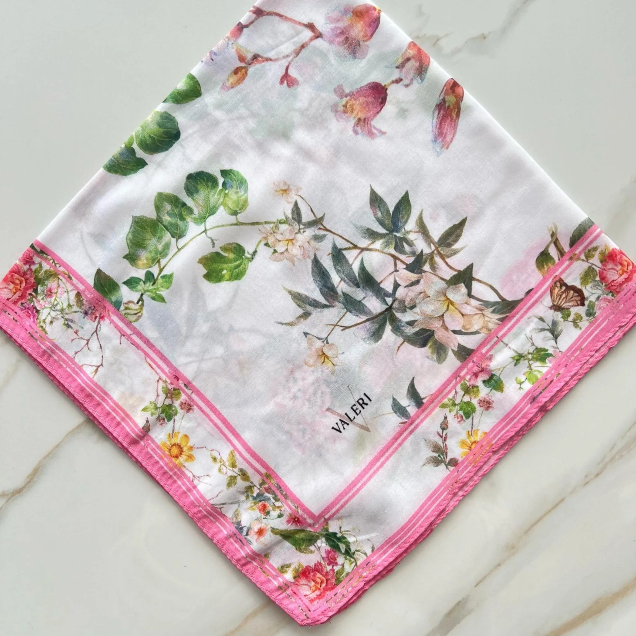 Floral Garden Headscarf by Valeri Many Styles