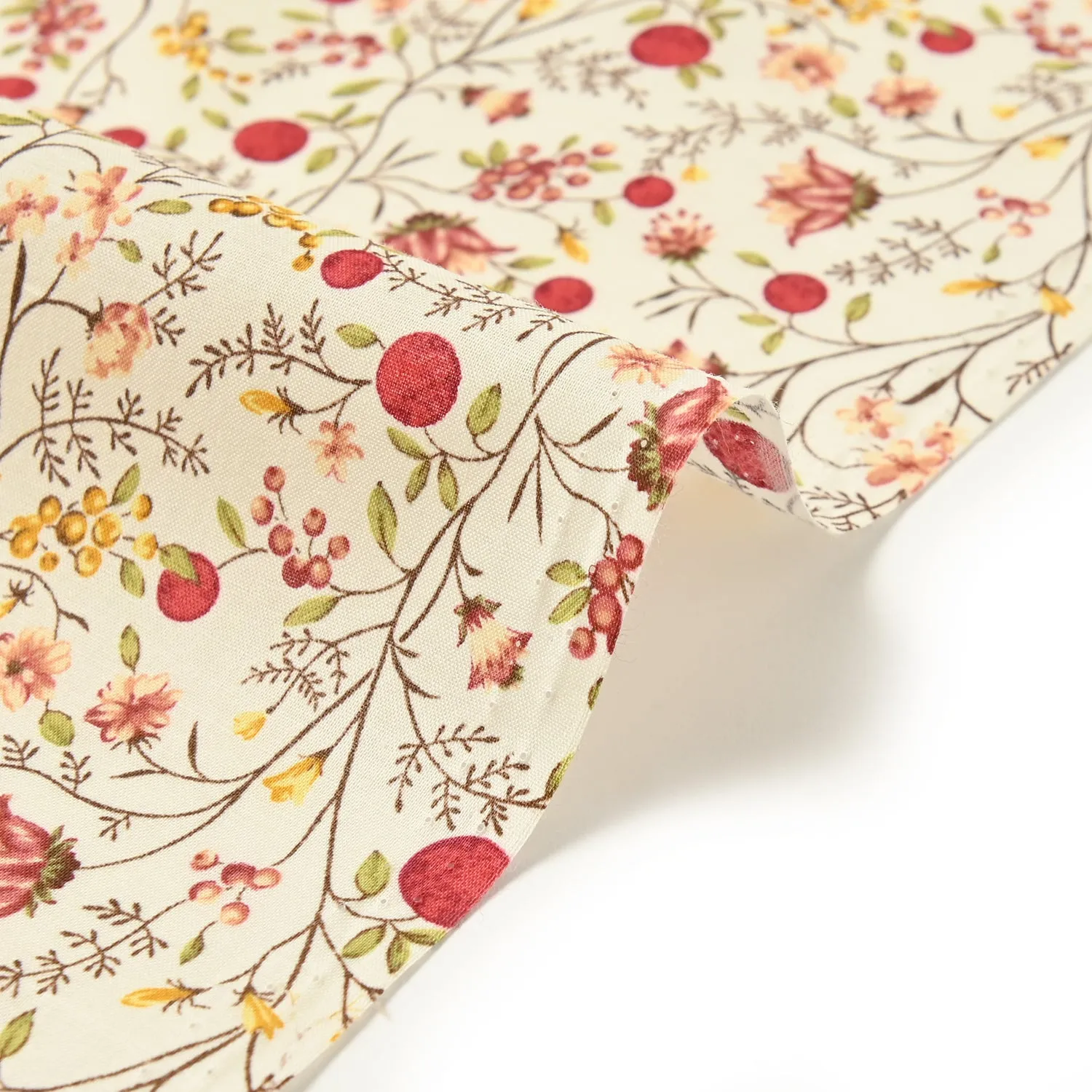Flownny Berry Bloom Cotton Lawn - KOKKA Original Design