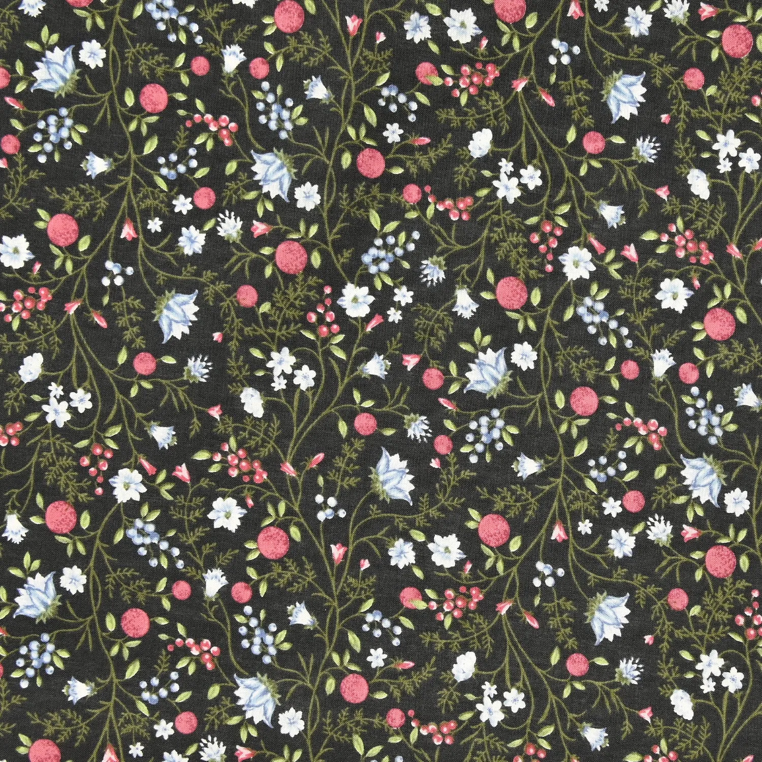 Flownny Berry Bloom Cotton Lawn - KOKKA Original Design