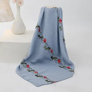 Gardenia Lawn Hijabs - Denim