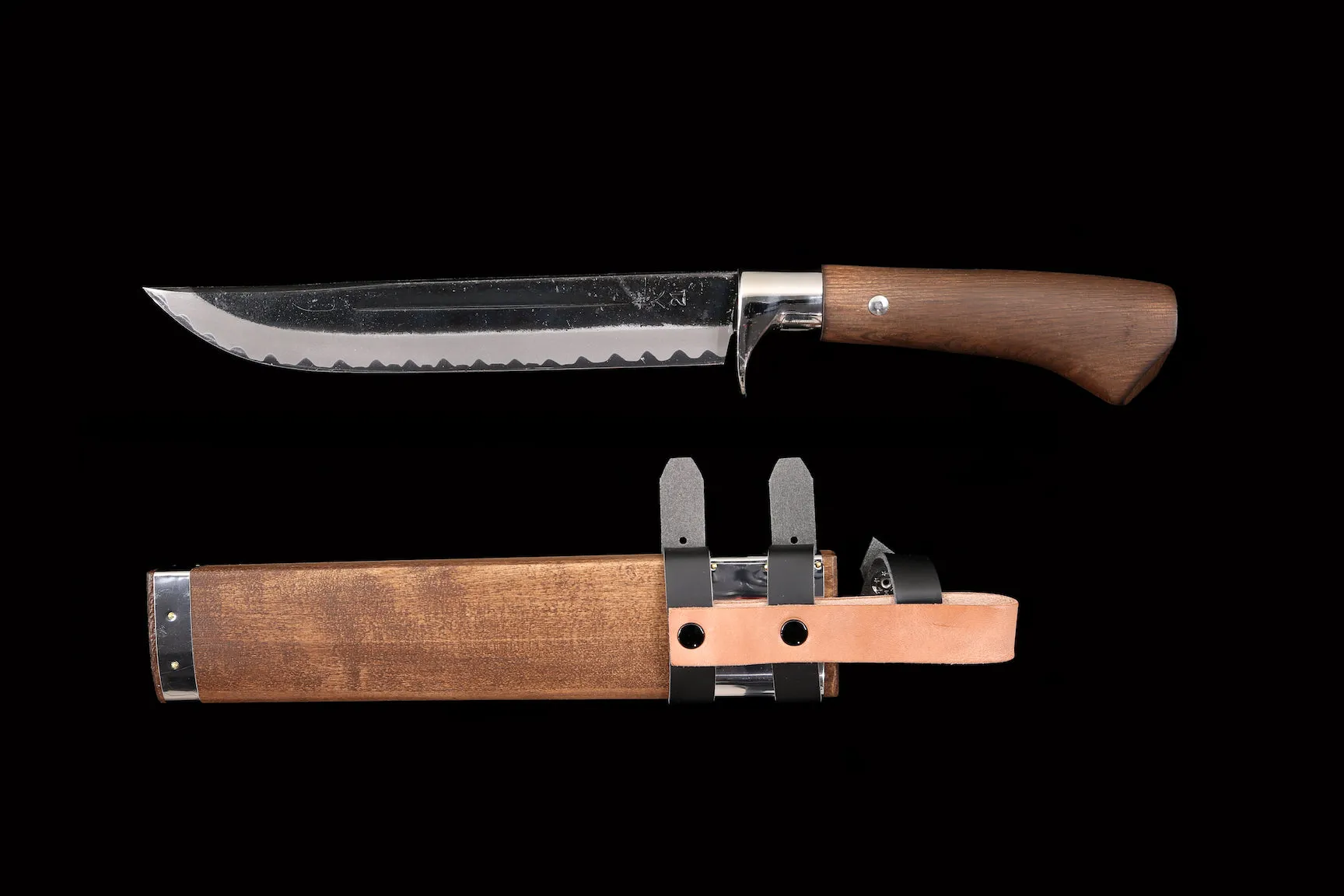 Gesshin Outdoor 210mm Blue #2 Kurouchi Ken-Nata