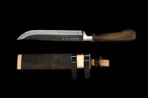 Gesshin Outdoor 210mm Blue #2 Kurouchi Ken-Nata