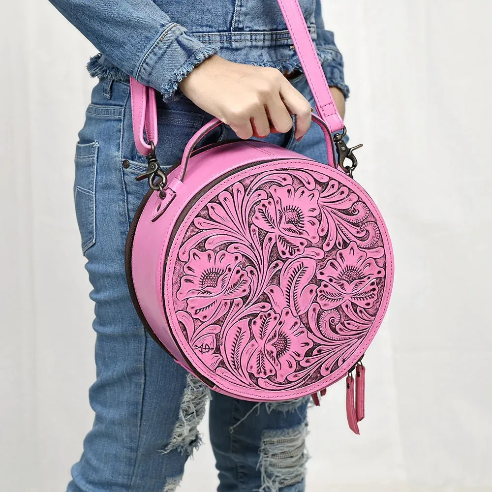 Glad Valley Hand Tooled Leather Canteen Purse
