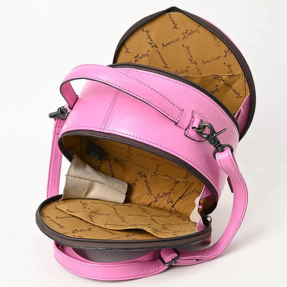 Glad Valley Hand Tooled Leather Canteen Purse