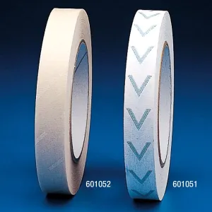 Globe Scientific Autoclave Steam Sterilization Indicator Tape, 0.75" Wide x 50 Meters (2000") Long per Roll, Roll