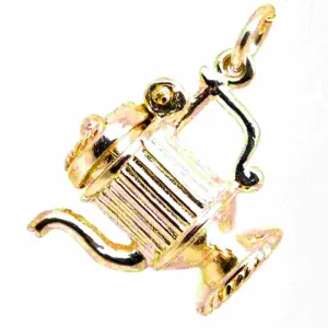 Gold Coffee Pot Charm