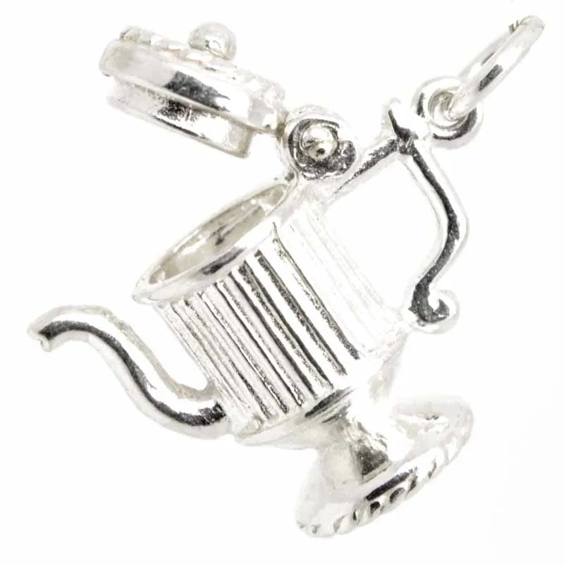 Gold Coffee Pot Charm
