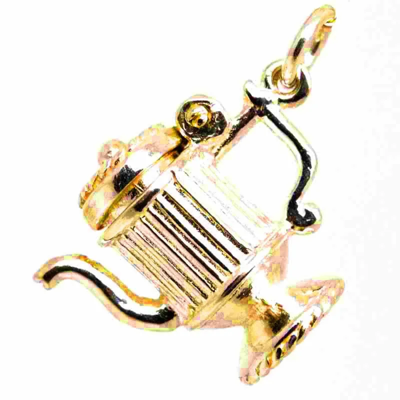 Gold Coffee Pot Charm