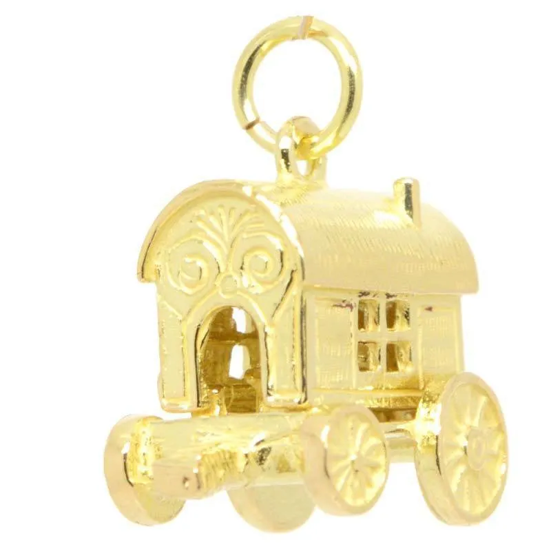 Gold Gypsy Caravan Charm