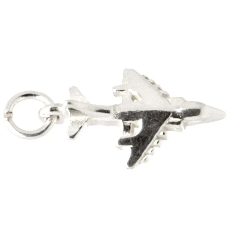 Gold Harrier Jump Jet Charm