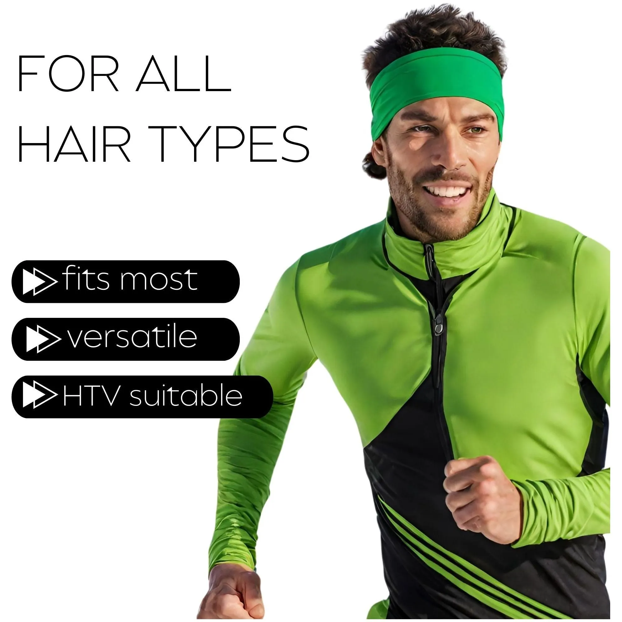 Green Wide Headband