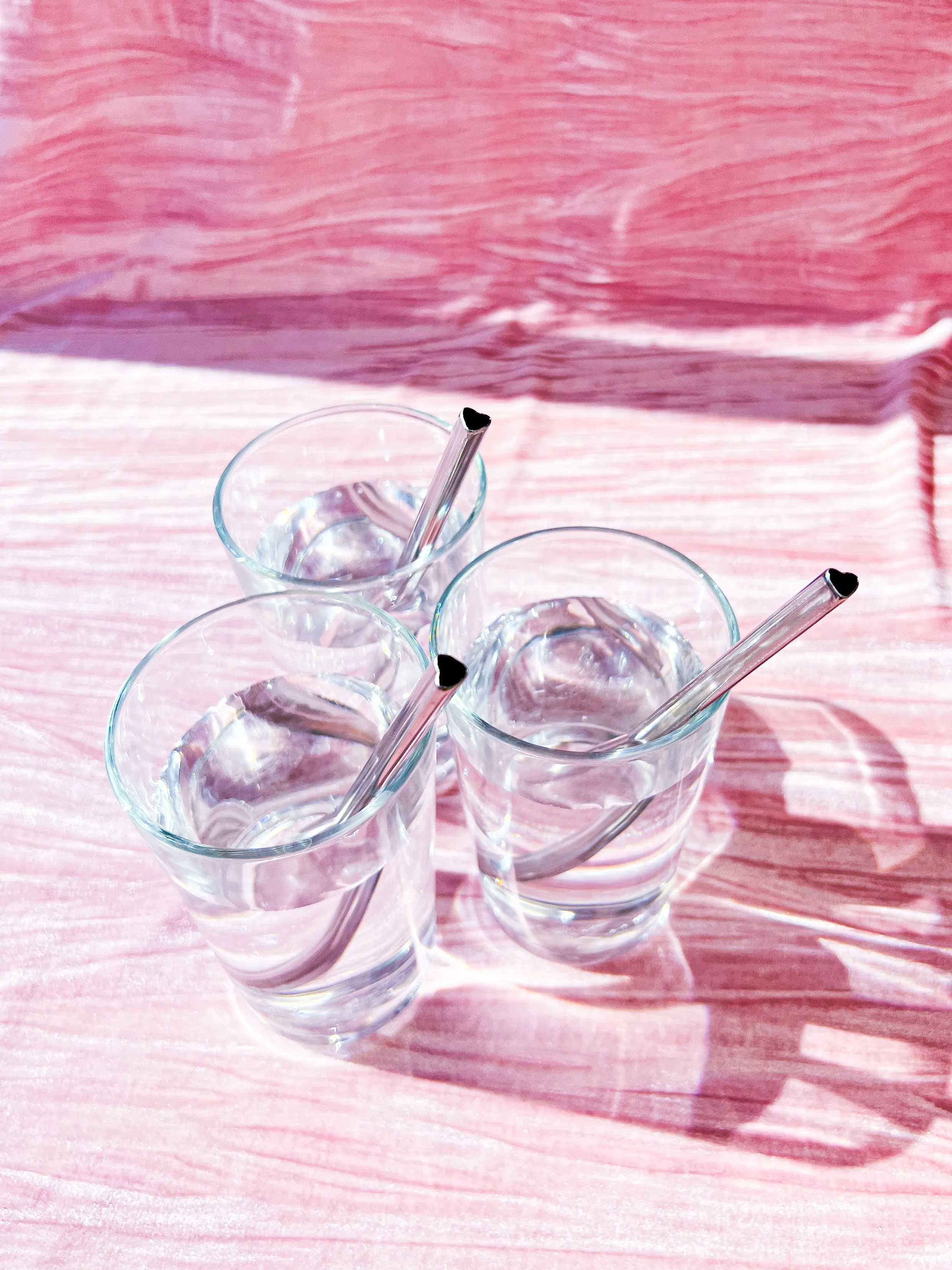 Heart Shaped Straw - Silver