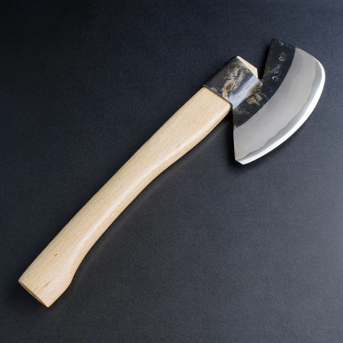 HONMAMON "AZUMASYUSAKU" Branch Lopping Ax, Edge of Blade: "Aogami Steel"! Blade Length 130mm (abt 5.1")
