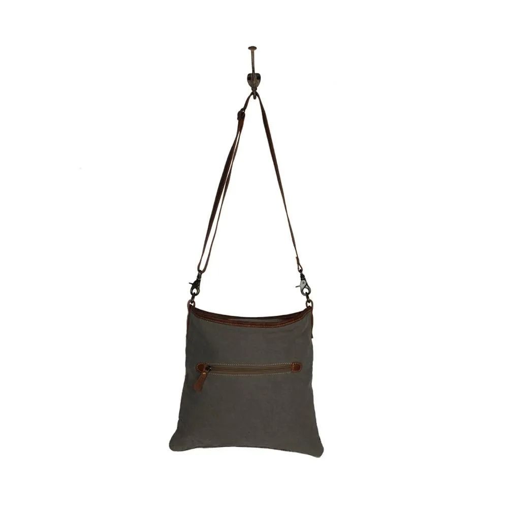 Horseshoe Rapids Leather Shoulder Purse