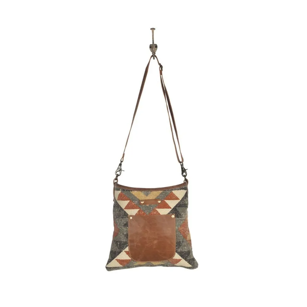 Horseshoe Rapids Leather Shoulder Purse