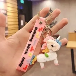 I Made a Unicorn Keychain - Building Block Style - Heavy 3D keychain