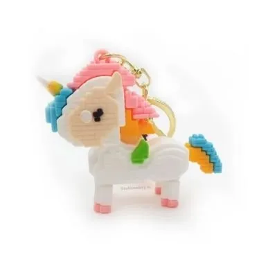 I Made a Unicorn Keychain - Building Block Style - Heavy 3D keychain