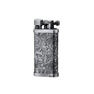 IM Corona Old Boy Arabesque Silver Pipe Lighter