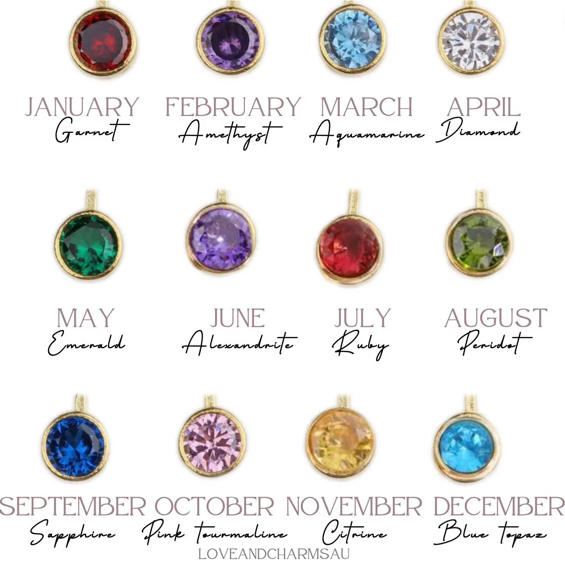 JULY Birth Flower Necklace | Gold Plated Birthstone Necklace | Gifts for Her | Custom Flower Necklace | Charm Necklace | Women's Gift