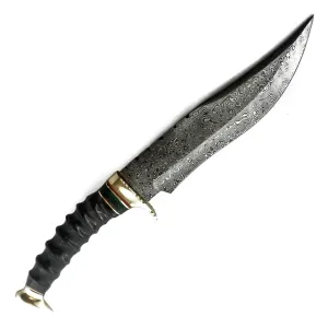 Jungle Hunting Knife- High Carbon Damascus Steel- 13"