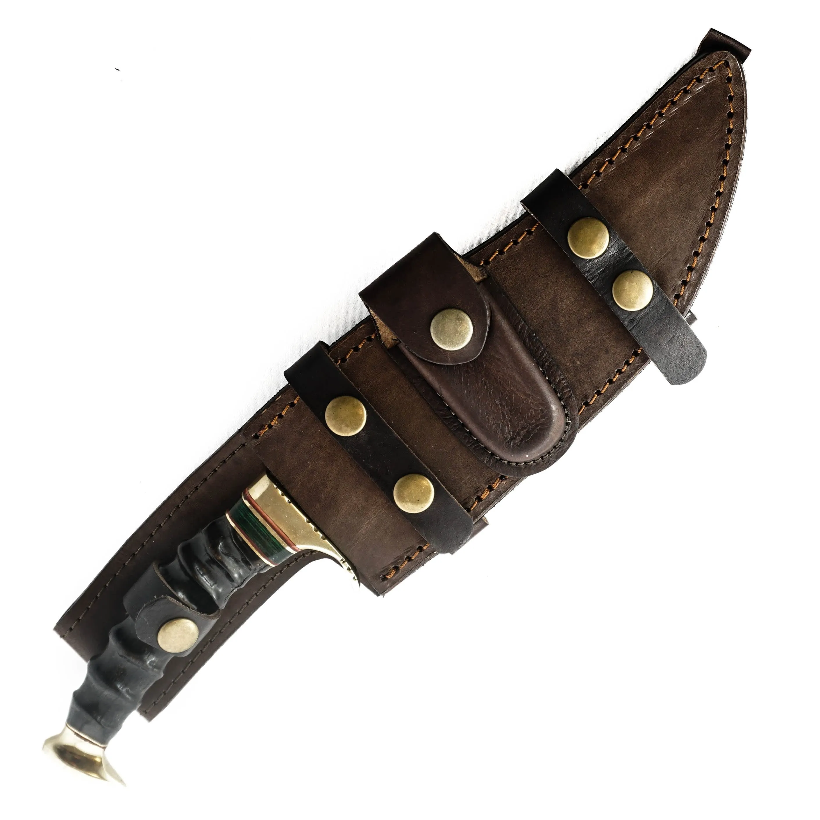 Jungle Hunting Knife- High Carbon Damascus Steel- 13"