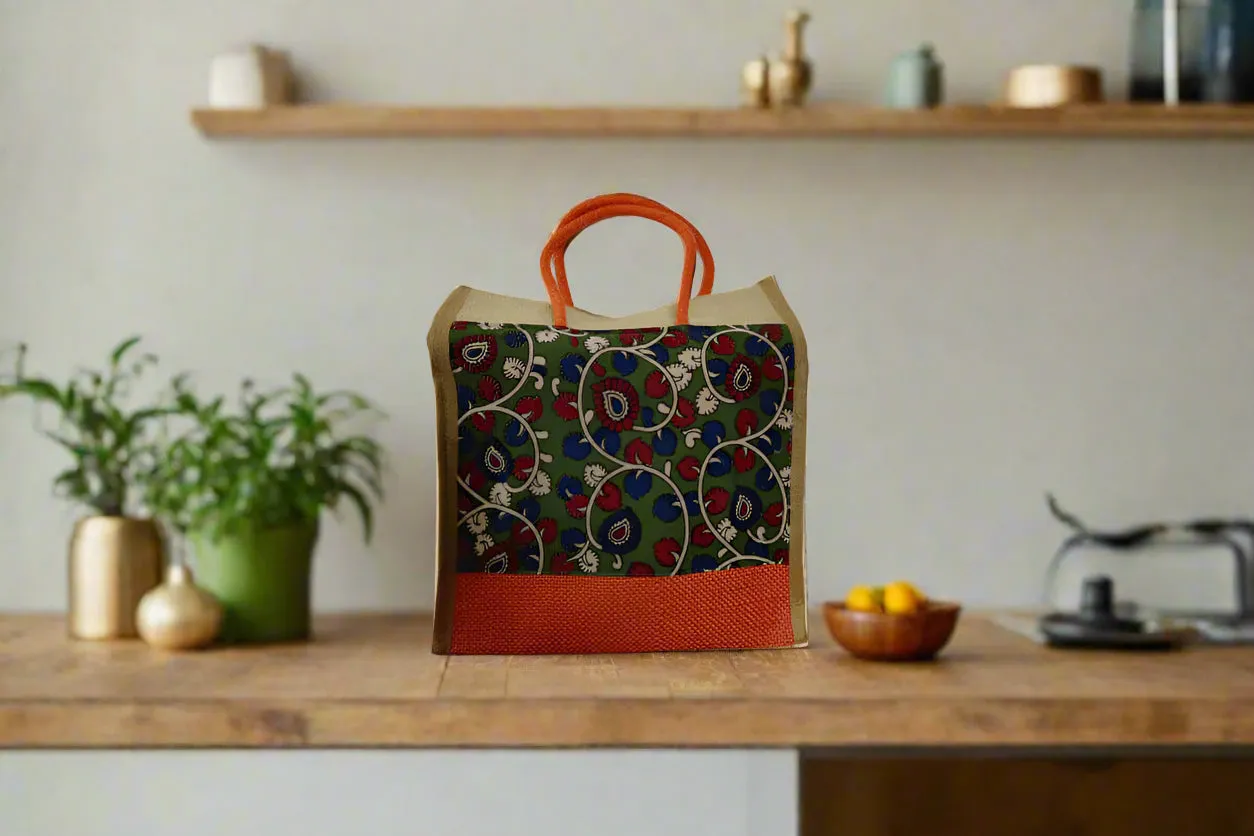 Jute Kalamkari Bag