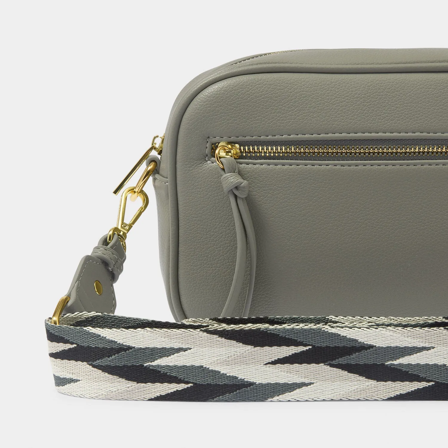 Katie Loxton 23cm Graphite Green Hallie Crossbody Bag