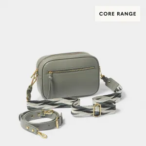 Katie Loxton 23cm Graphite Green Hallie Crossbody Bag