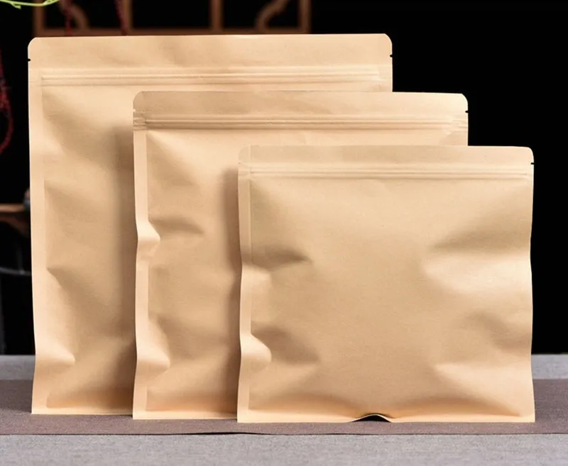Kraft Mylar Square Bags for Pu-erh Tea Cakes