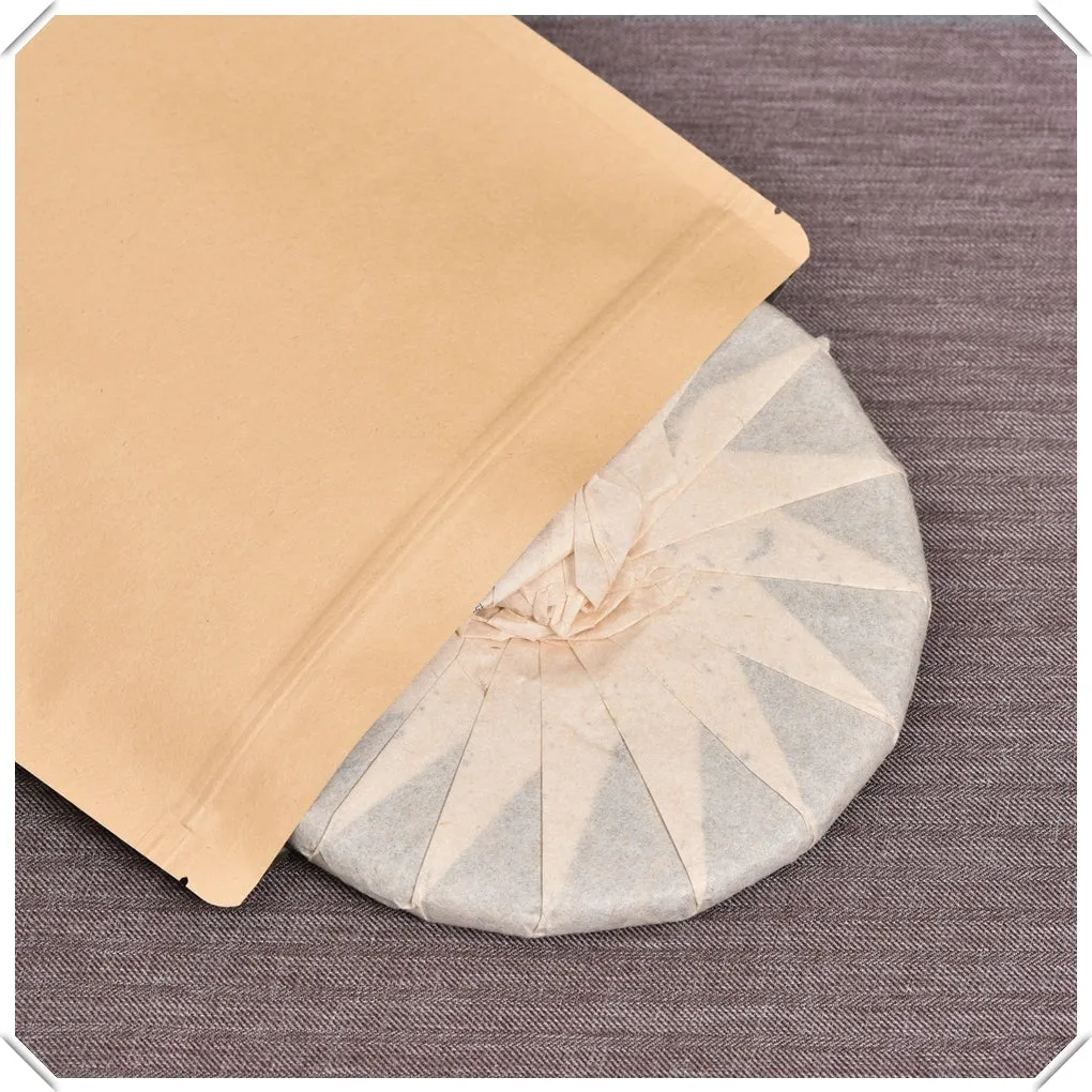 Kraft Mylar Square Bags for Pu-erh Tea Cakes