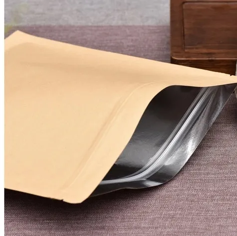 Kraft Mylar Square Bags for Pu-erh Tea Cakes