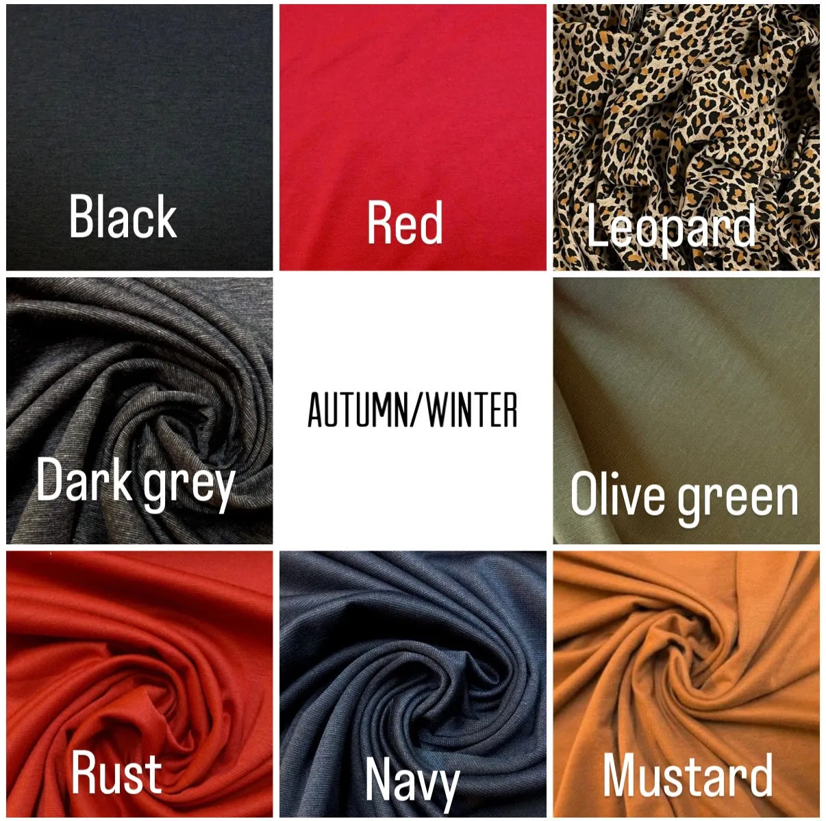Made To Order: LANDGIRL KNOT 1940s Pre-tied Stretchy Headband in 8 colours: red, black, leopard, olive green, mustard, rust, grey & navy