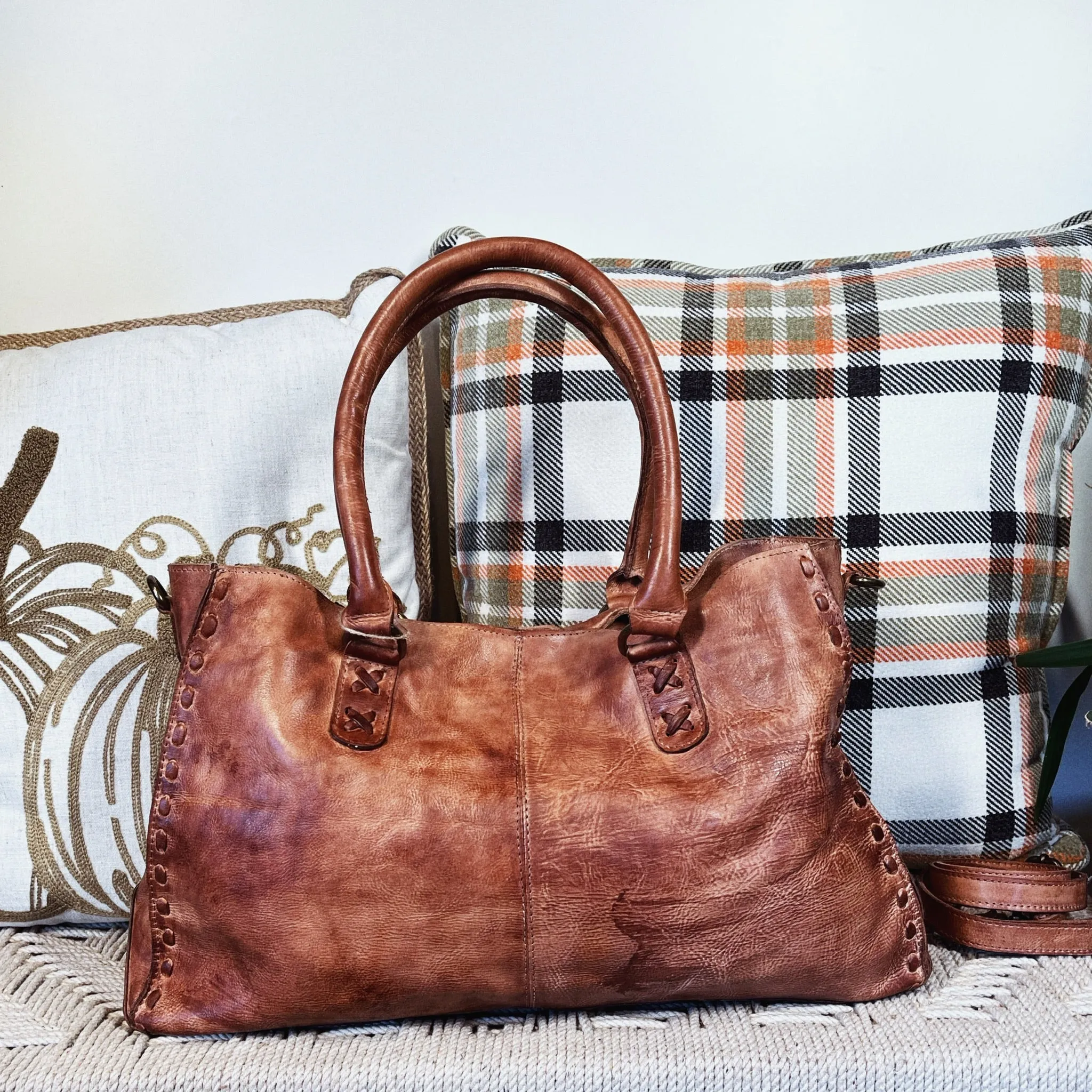 McKenzie Landing Leather Crossbody Purse