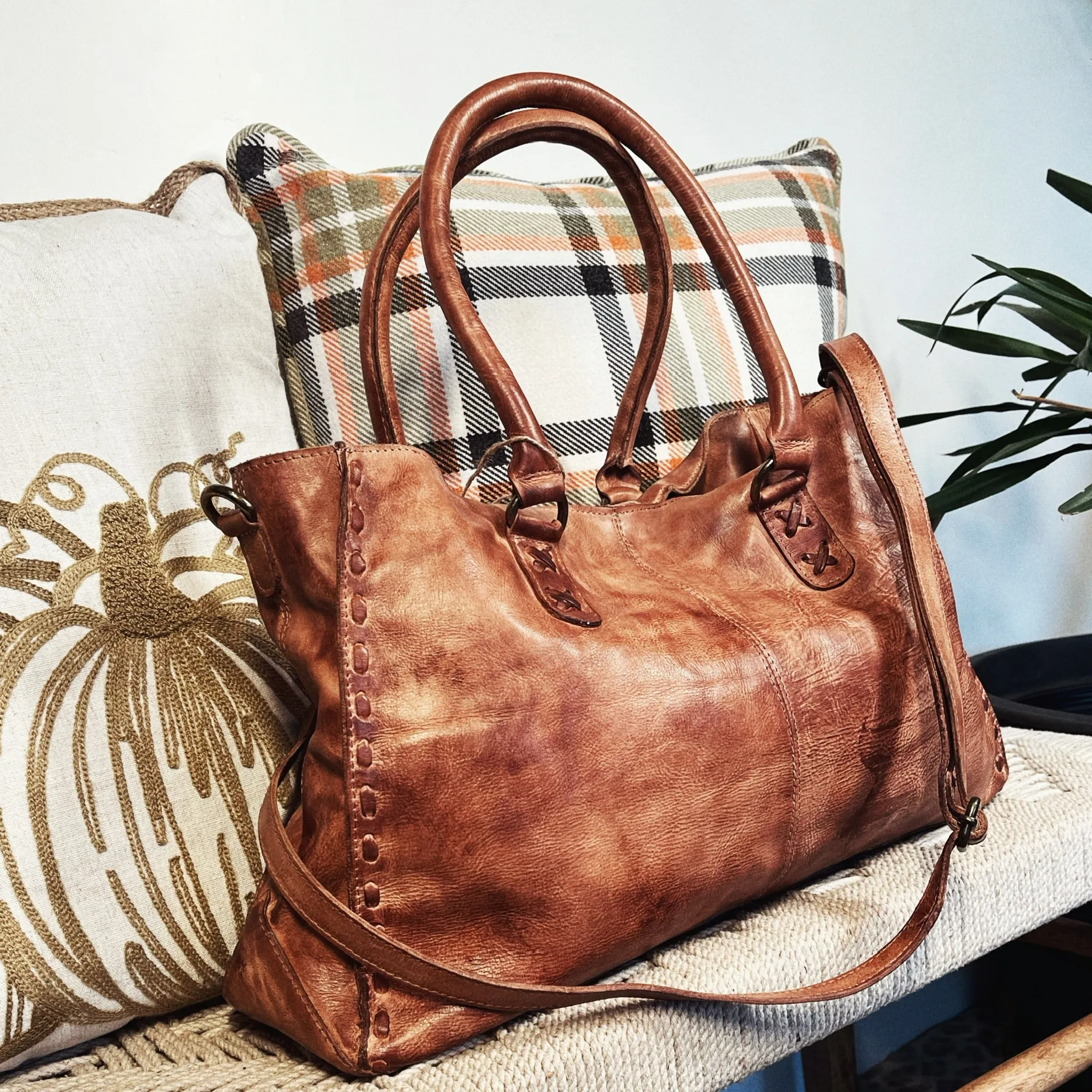 McKenzie Landing Leather Crossbody Purse