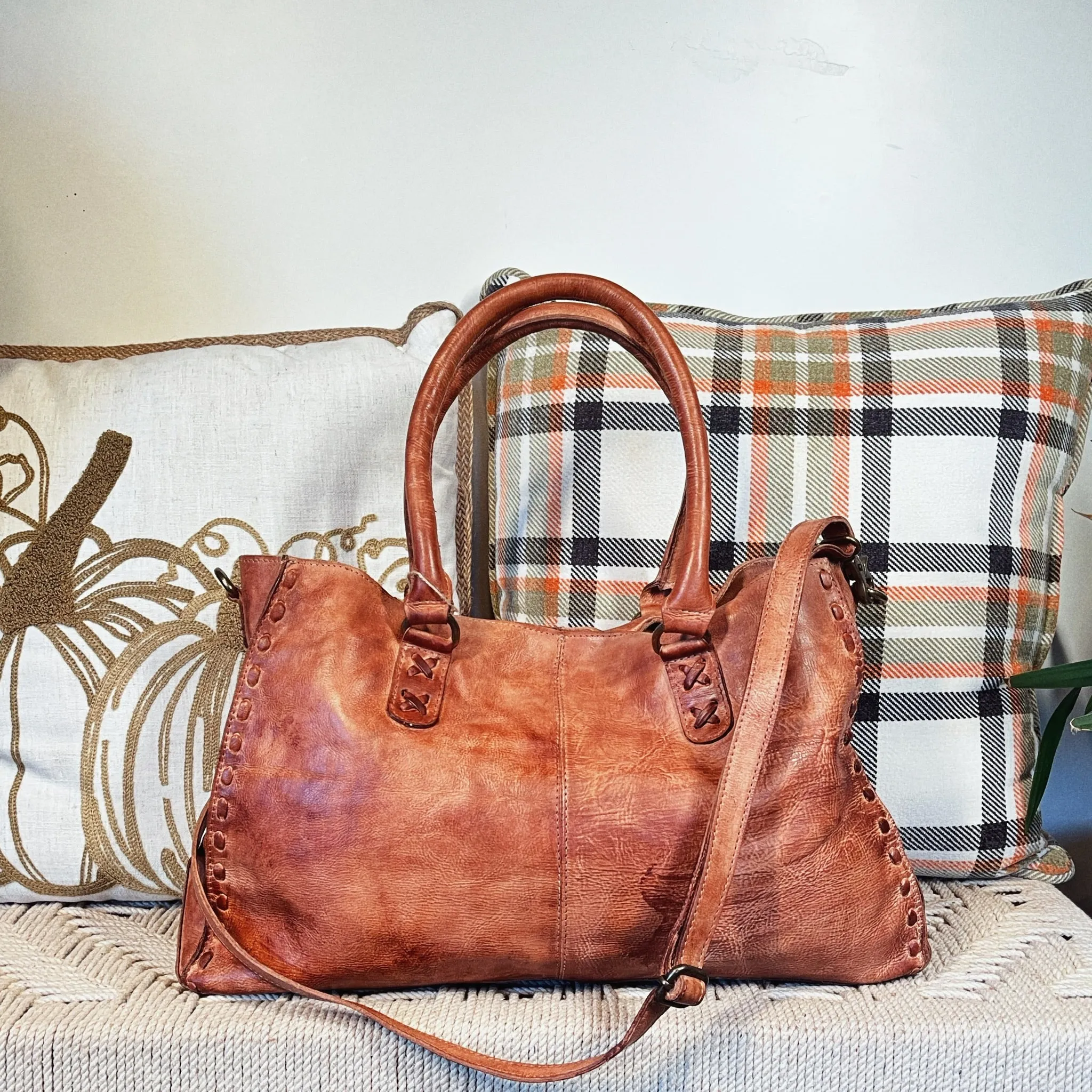 McKenzie Landing Leather Crossbody Purse