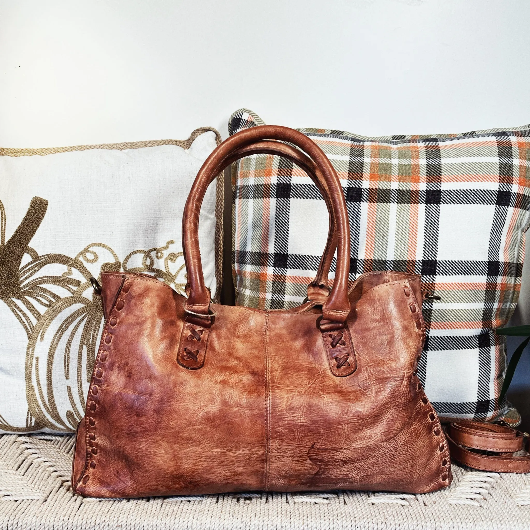 McKenzie Landing Leather Crossbody Purse