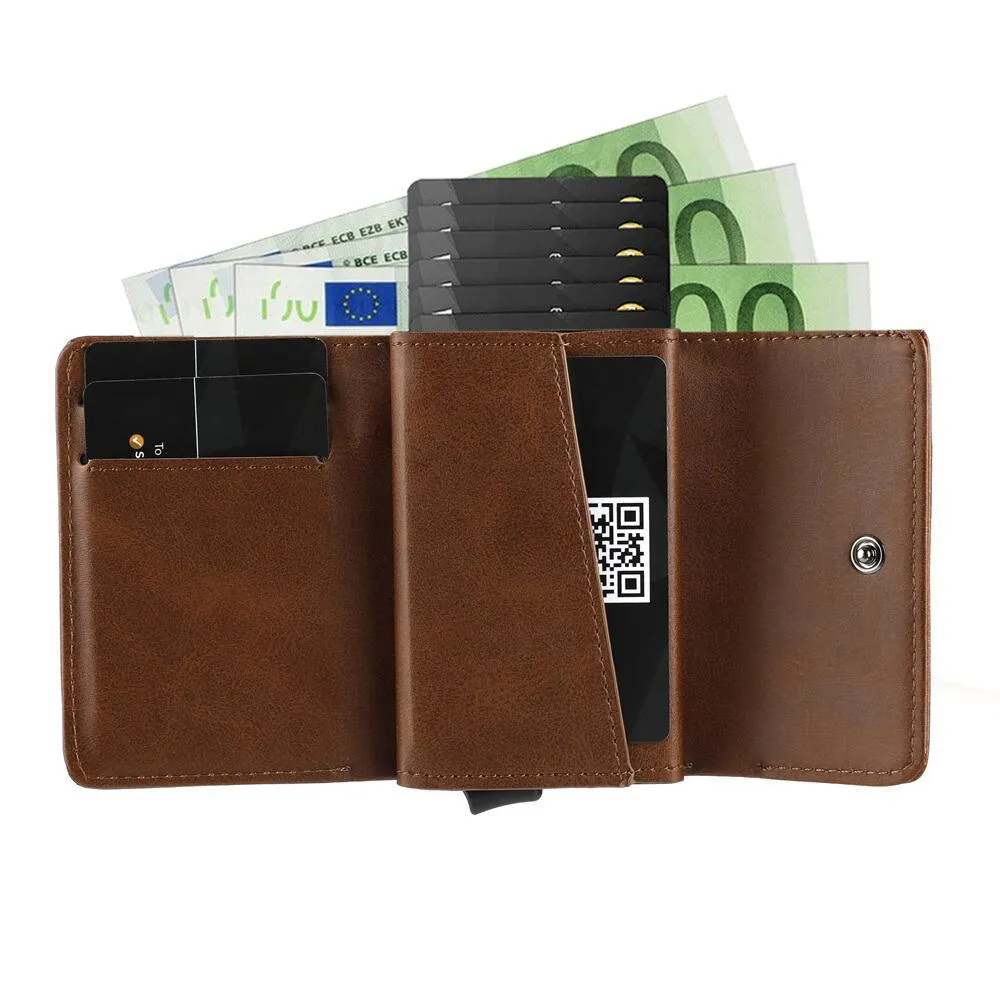 Men's New Hot Sell Fashion Retro Tri-fold Wallet