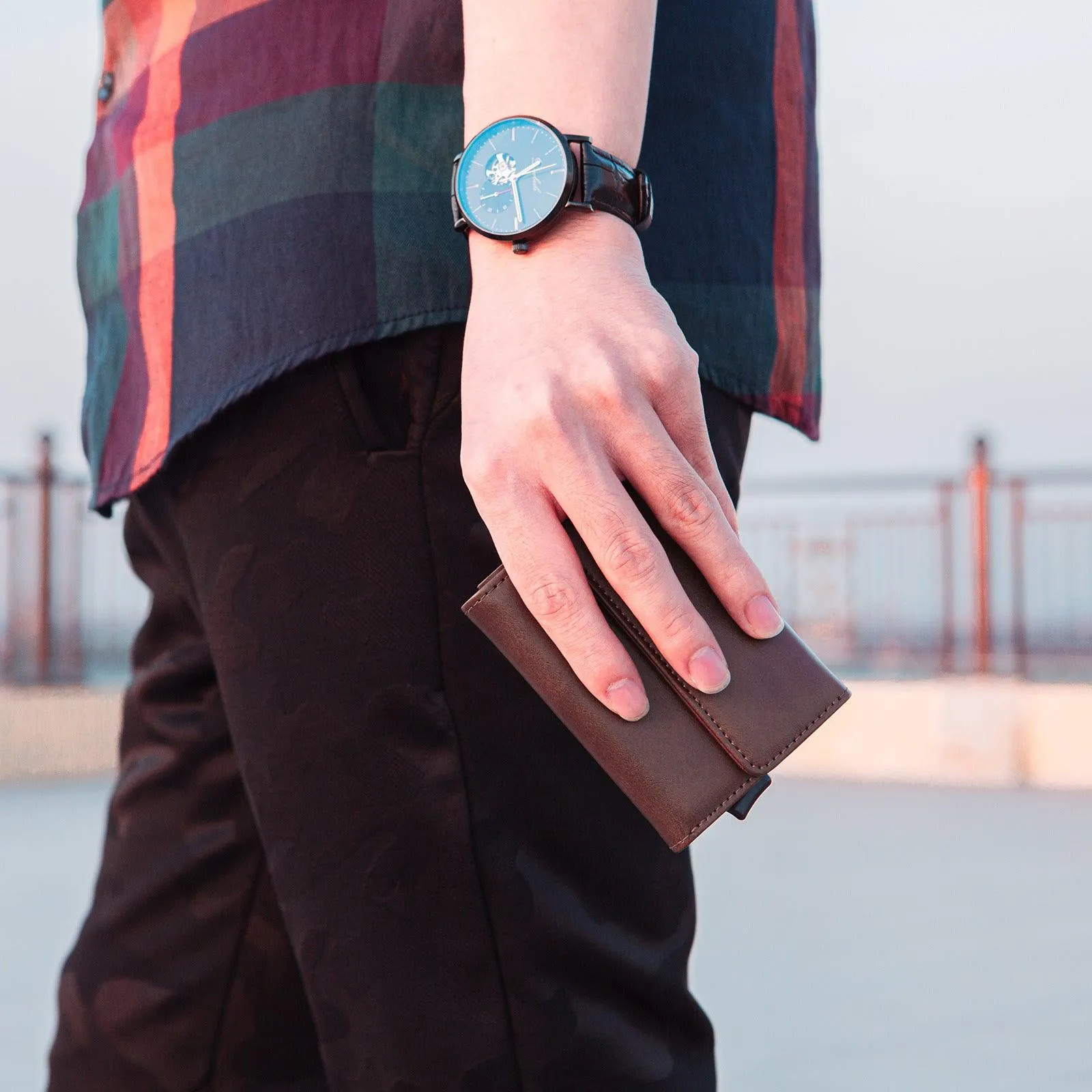 Men's New Hot Sell Fashion Retro Tri-fold Wallet
