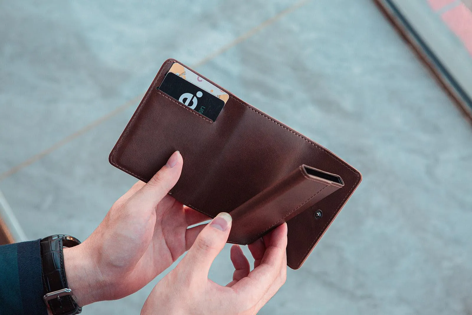 Men's New Hot Sell Fashion Retro Tri-fold Wallet