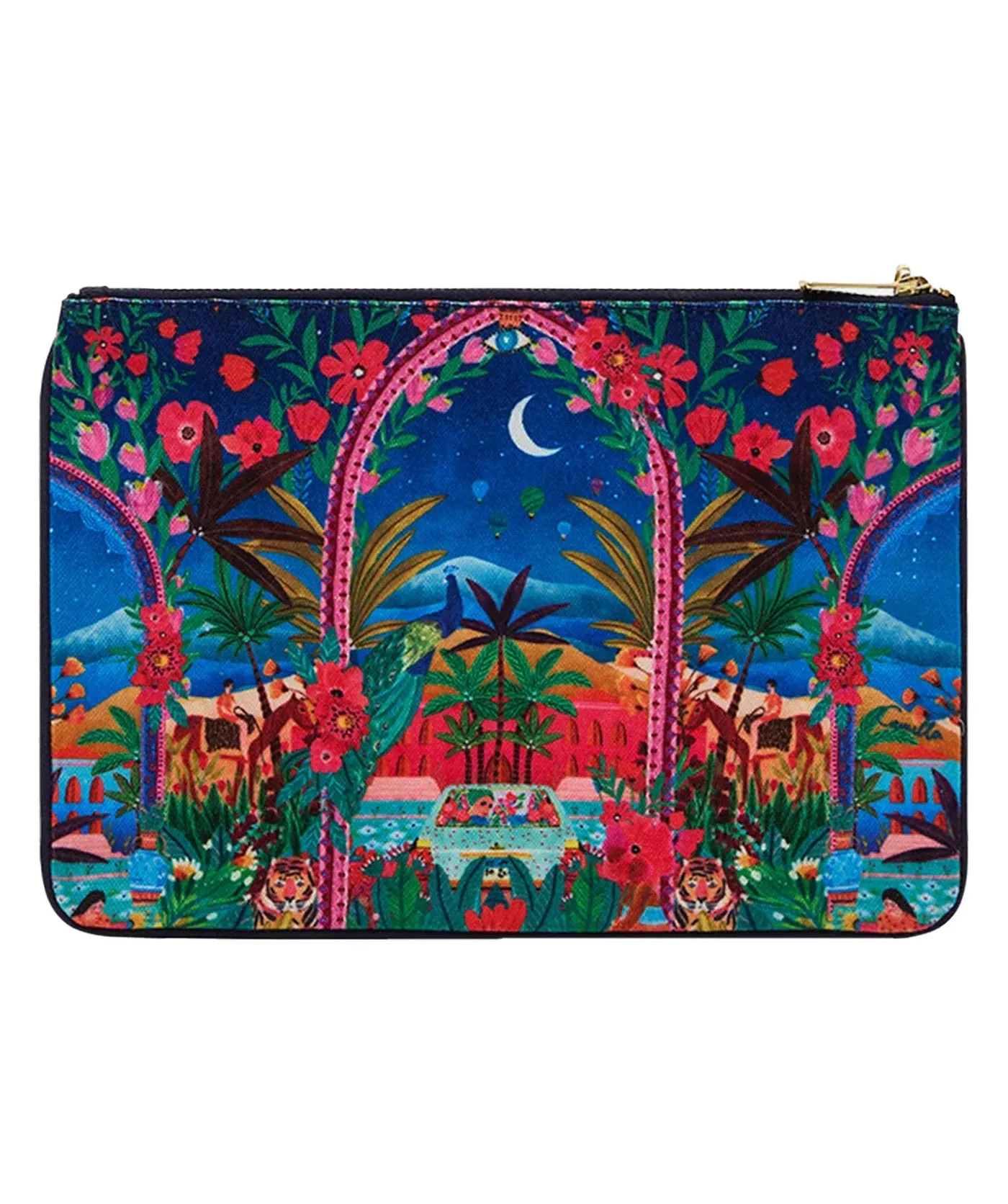 Midnight Muses Canvas Clutch