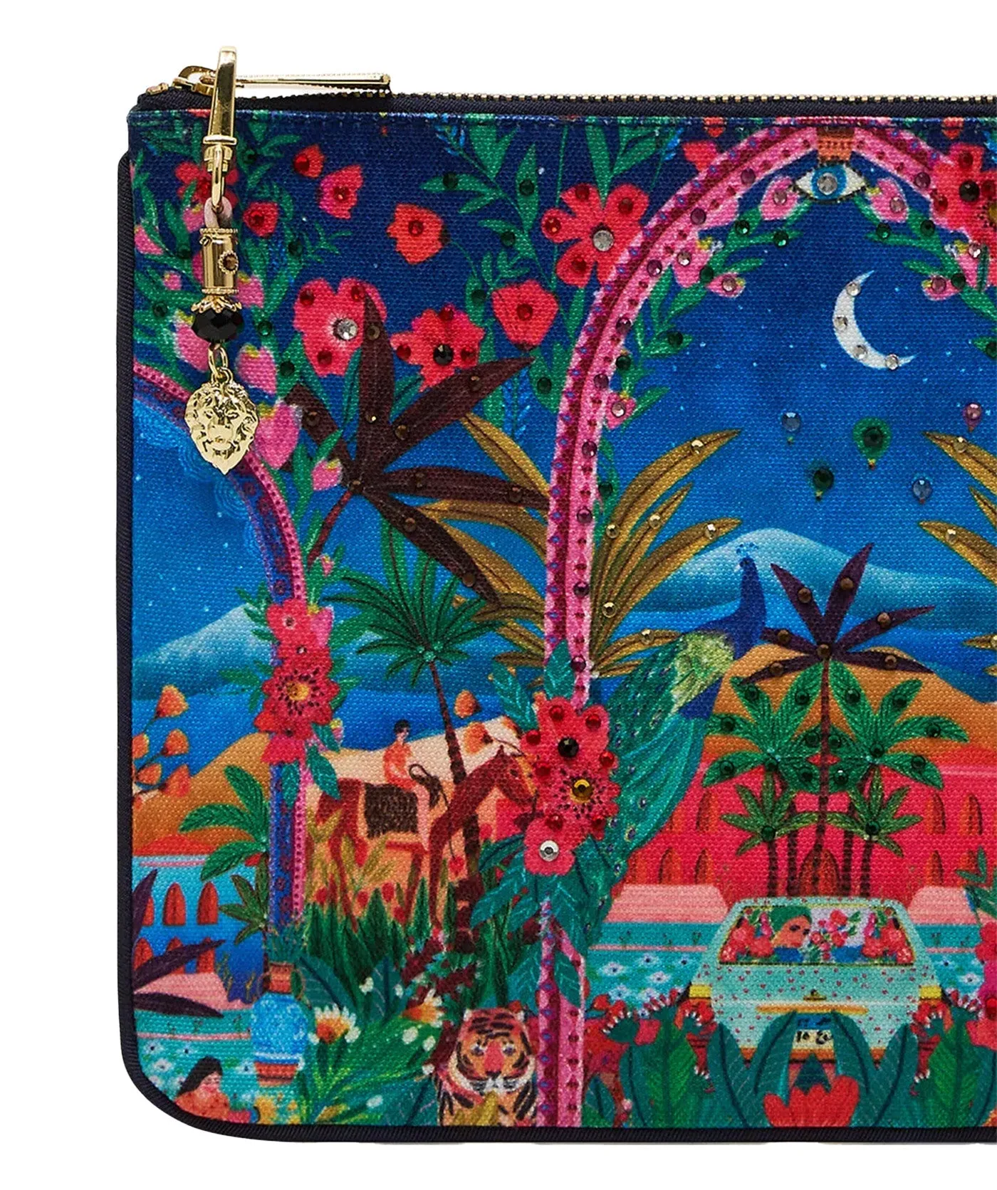 Midnight Muses Canvas Clutch