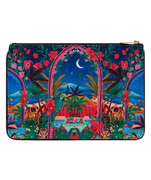 Midnight Muses Canvas Clutch