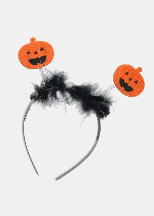Miss A Halloween Headband - Pumpkin