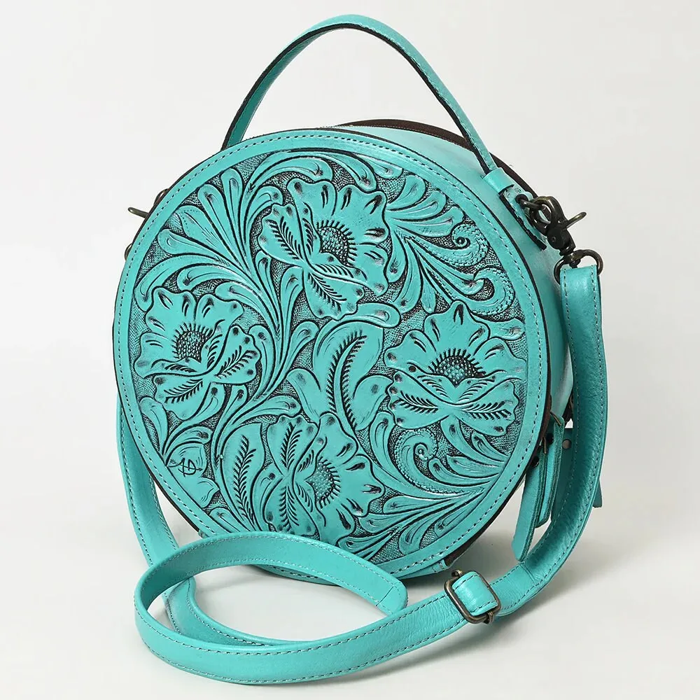 Mission Ridge Hand Tooled Leather Canteen Purse