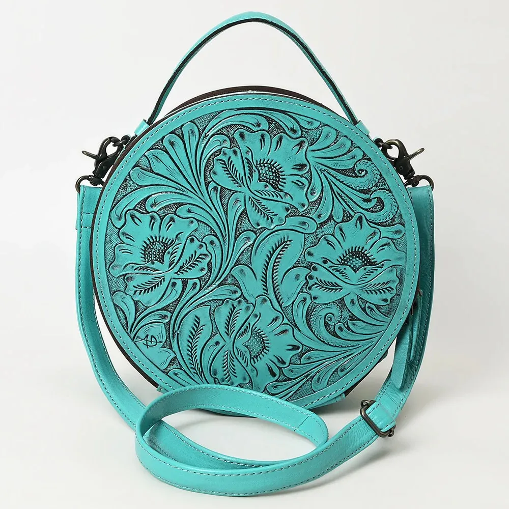 Mission Ridge Hand Tooled Leather Canteen Purse