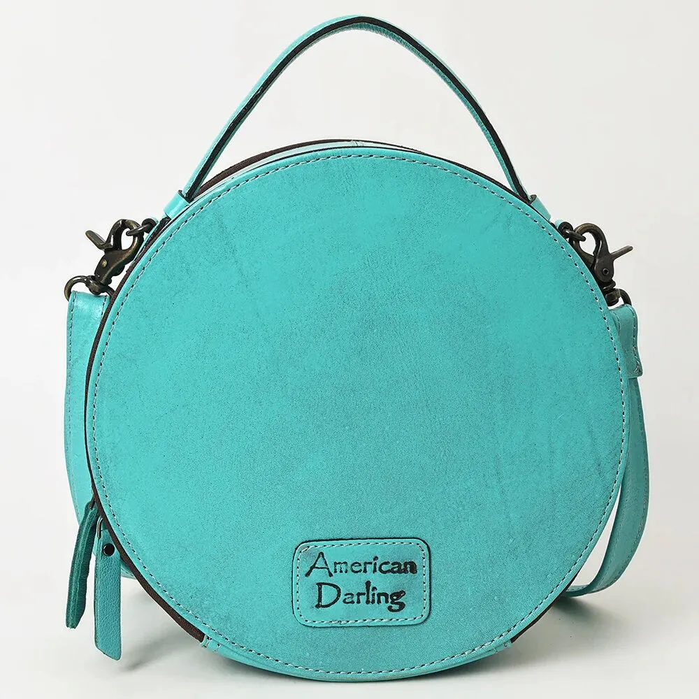 Mission Ridge Hand Tooled Leather Canteen Purse