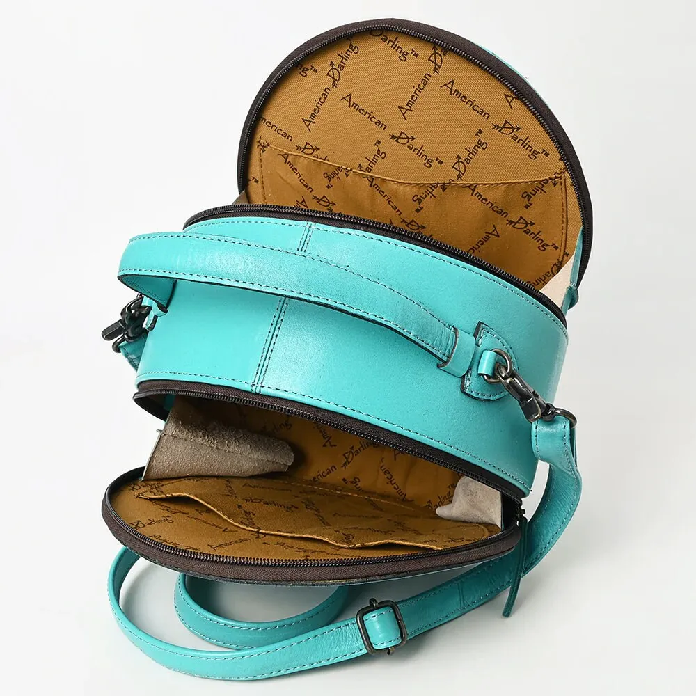 Mission Ridge Hand Tooled Leather Canteen Purse