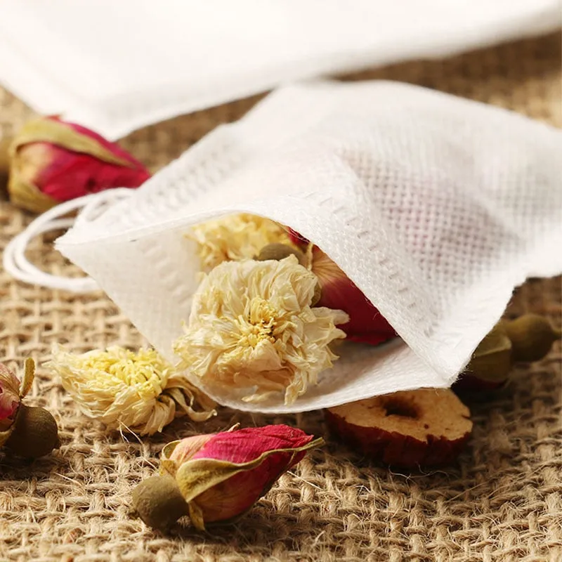Multifunctional Filter Drawstring Bags for Herbs and Loose Tea