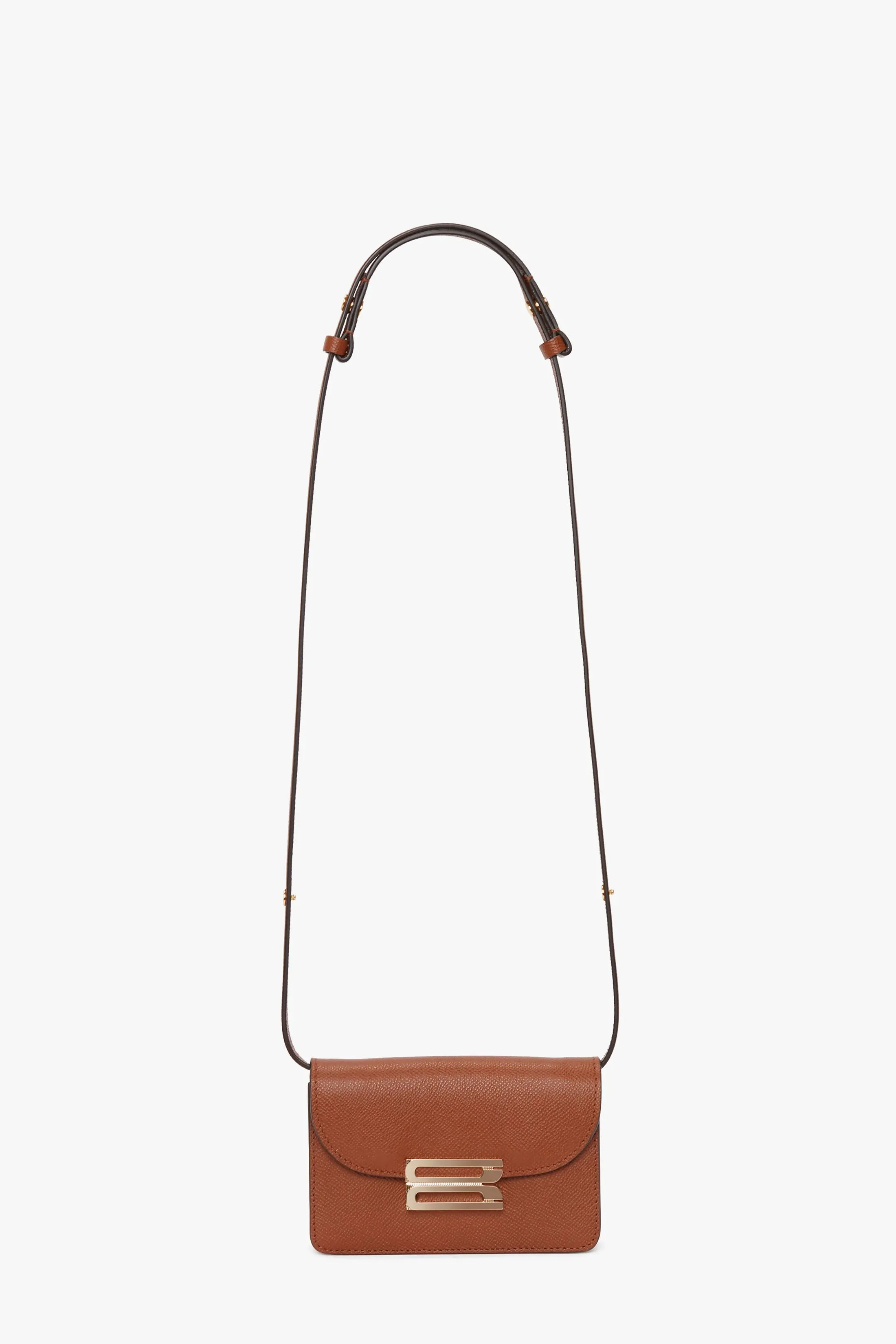 Nano Dorian Bag In Tan Grained Leather