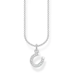 Necklace Horshoe White Stones Silver | Thomas Sabo